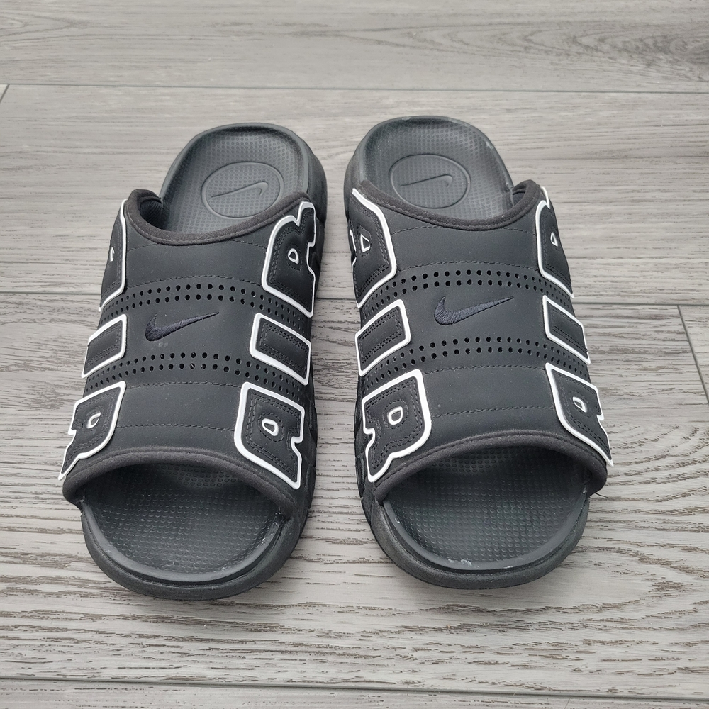 Nike AIR More Uptempo Black Slides